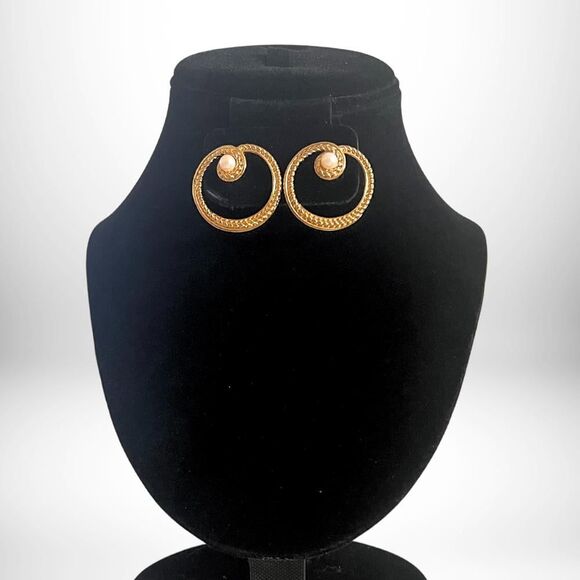 4-in-1 RARE 1989 Build a Look Convertible Earrings - Exclusive for Avon - NIB - Picture 3 of 7